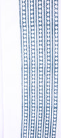Cotton bath towel for men with blue geometric. pattern buy bath linen.
