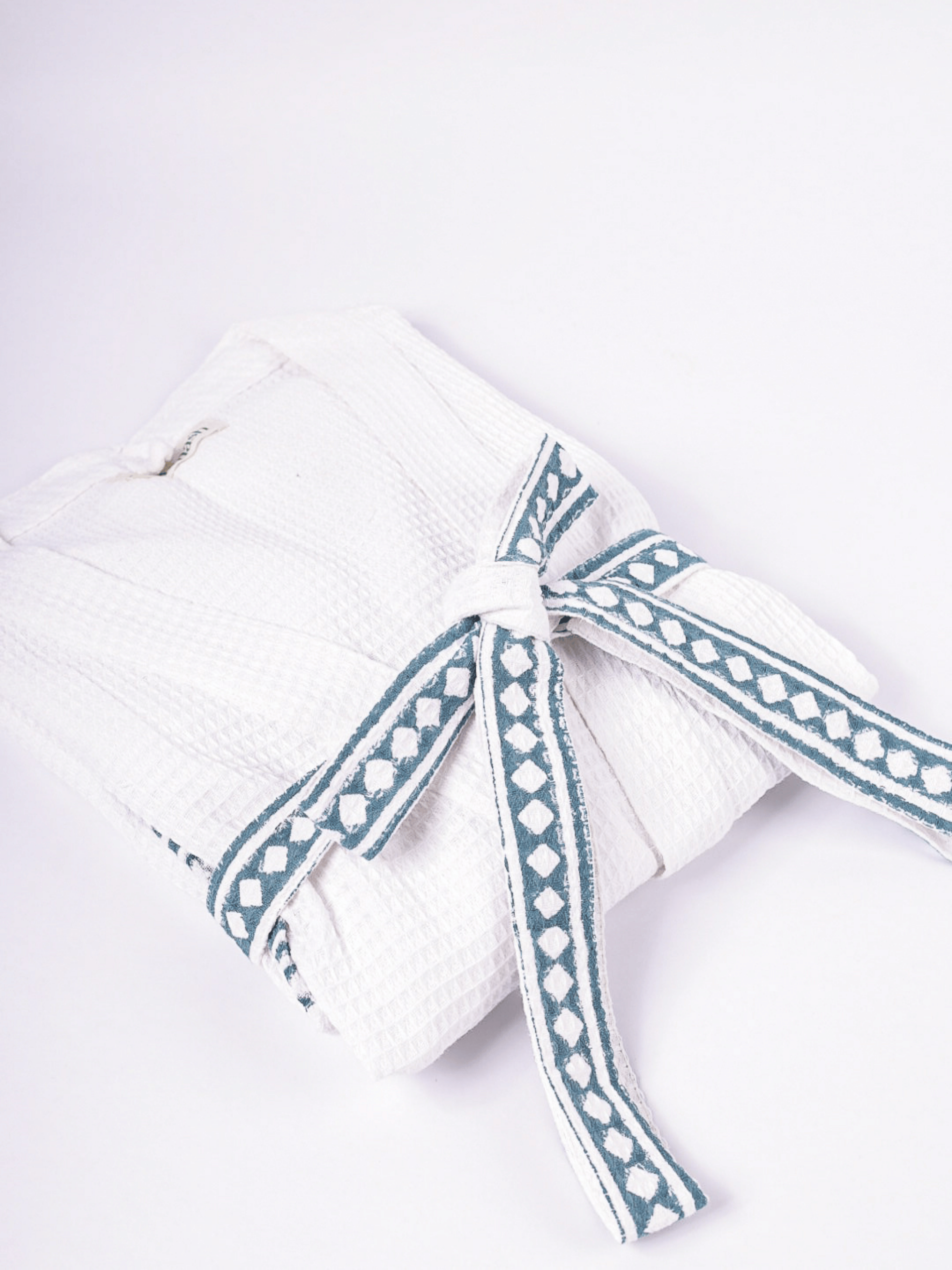 Bath robe folded