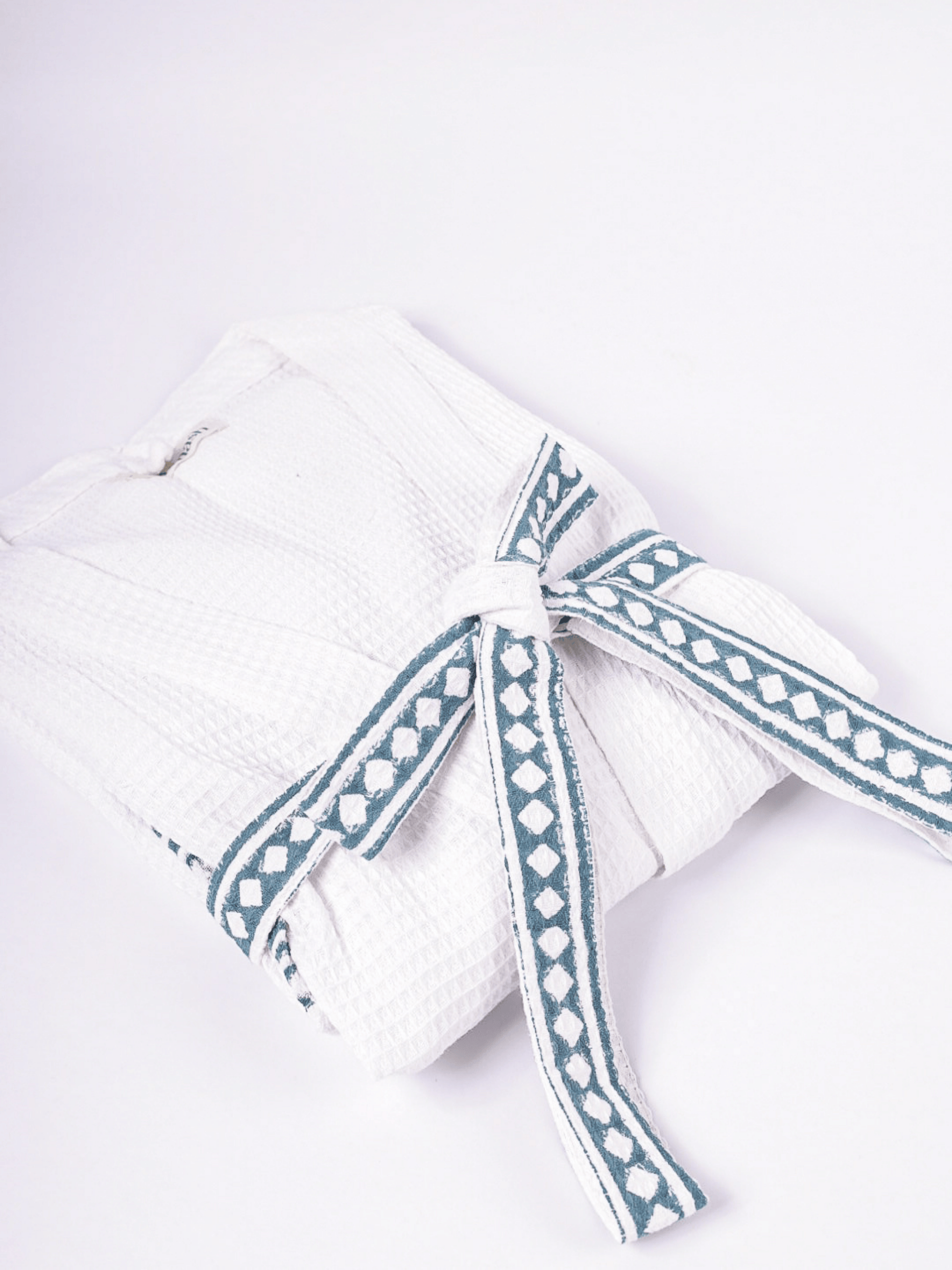 Bath robe folded