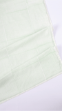 Handcrafted Jaipuri dohar with green striped reverse