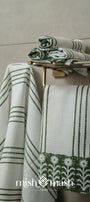 Olive You lightweight quick dry towel in soft waffle cotton