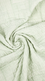Green and white Jaipuri quilt with cotton filling
