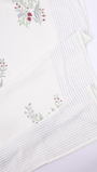 Lightweight Jaipuri cotton dohar with floral block print