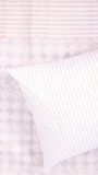 King size hand block printed cotton bedsheet with green checks