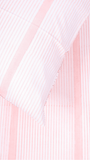 300 TC cotton double bed bedsheet in peach and white