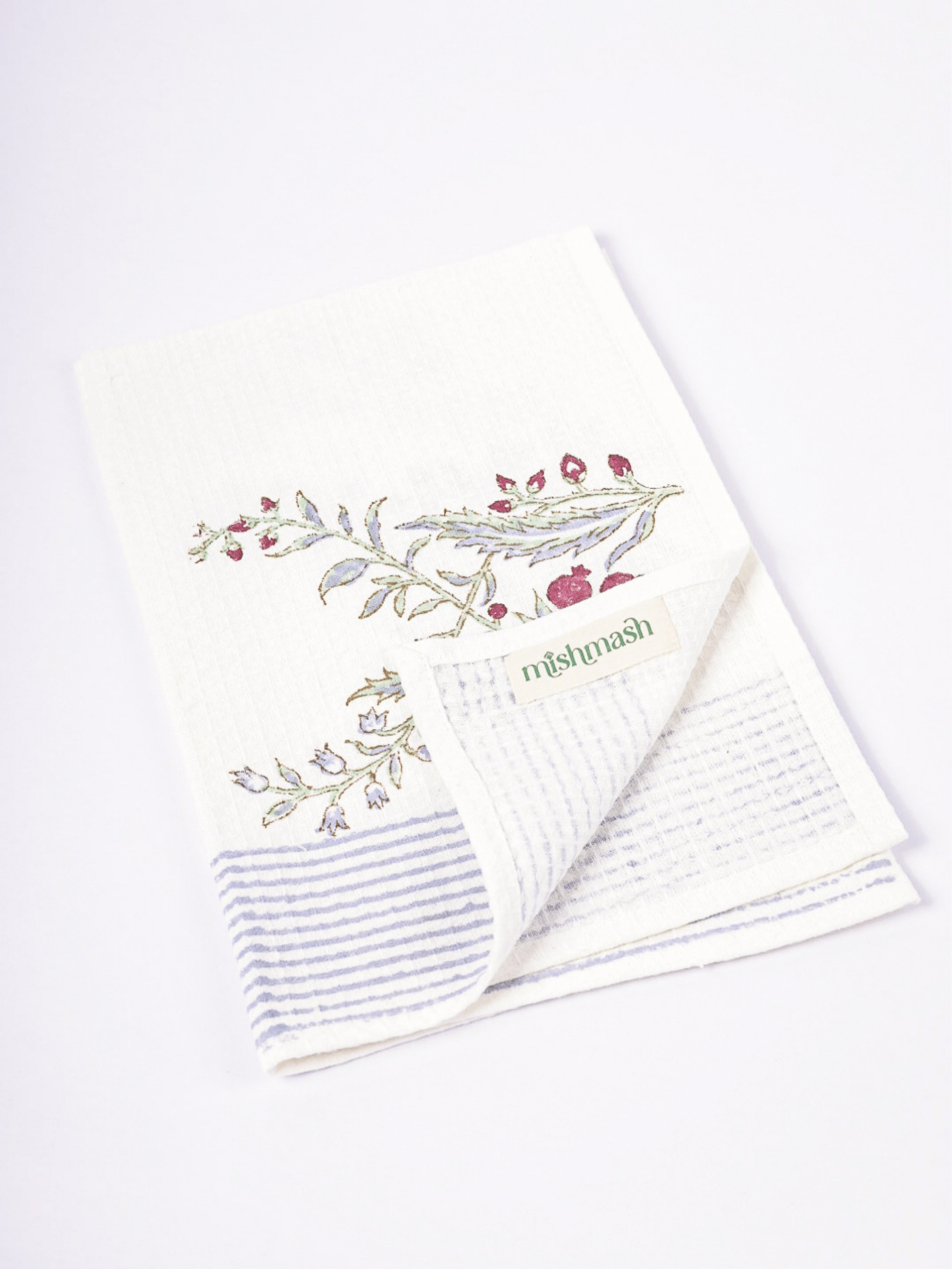Printed cotton hand towel for washbasin and bathroom