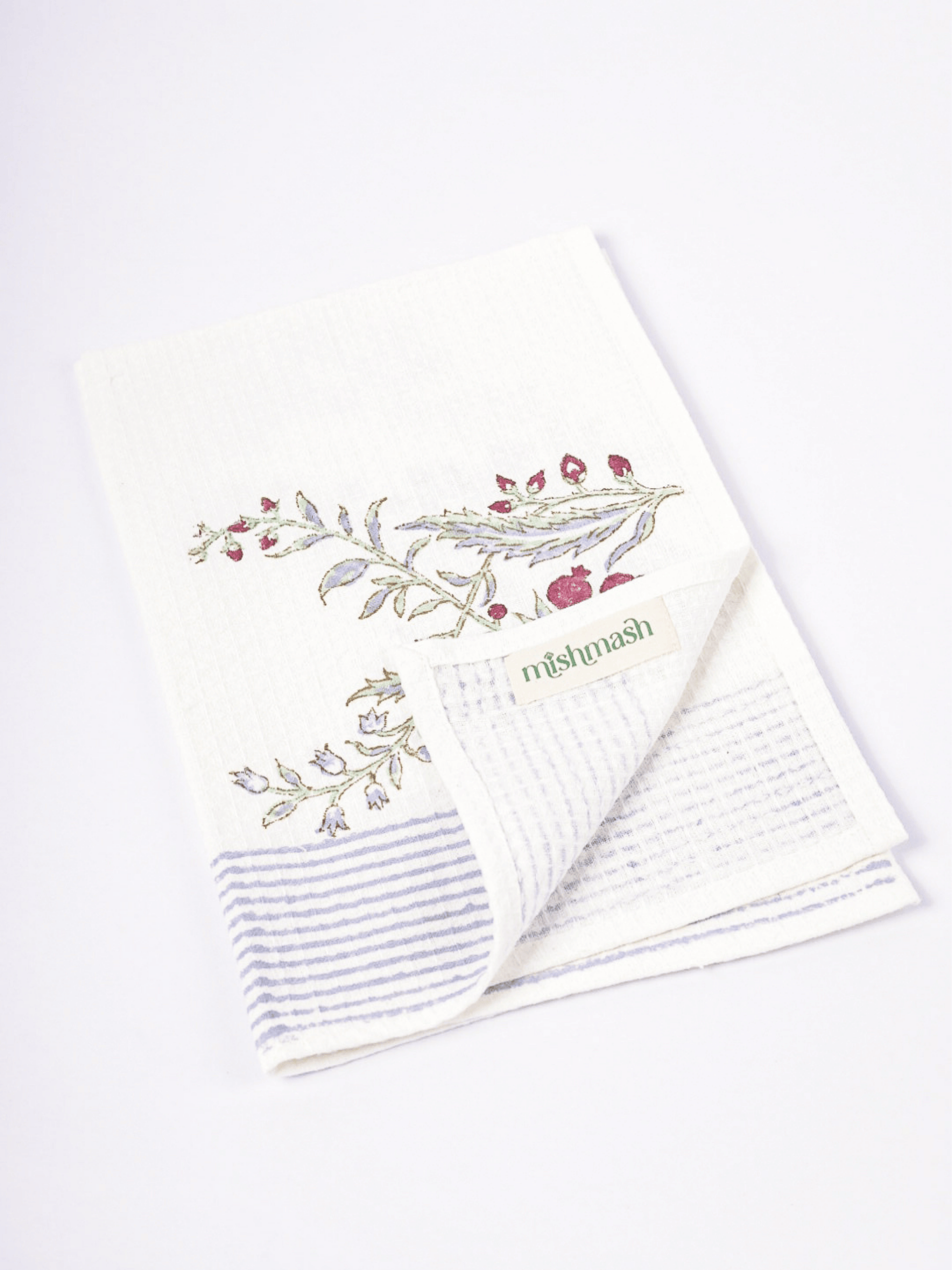 Printed cotton hand towel for washbasin and bathroom