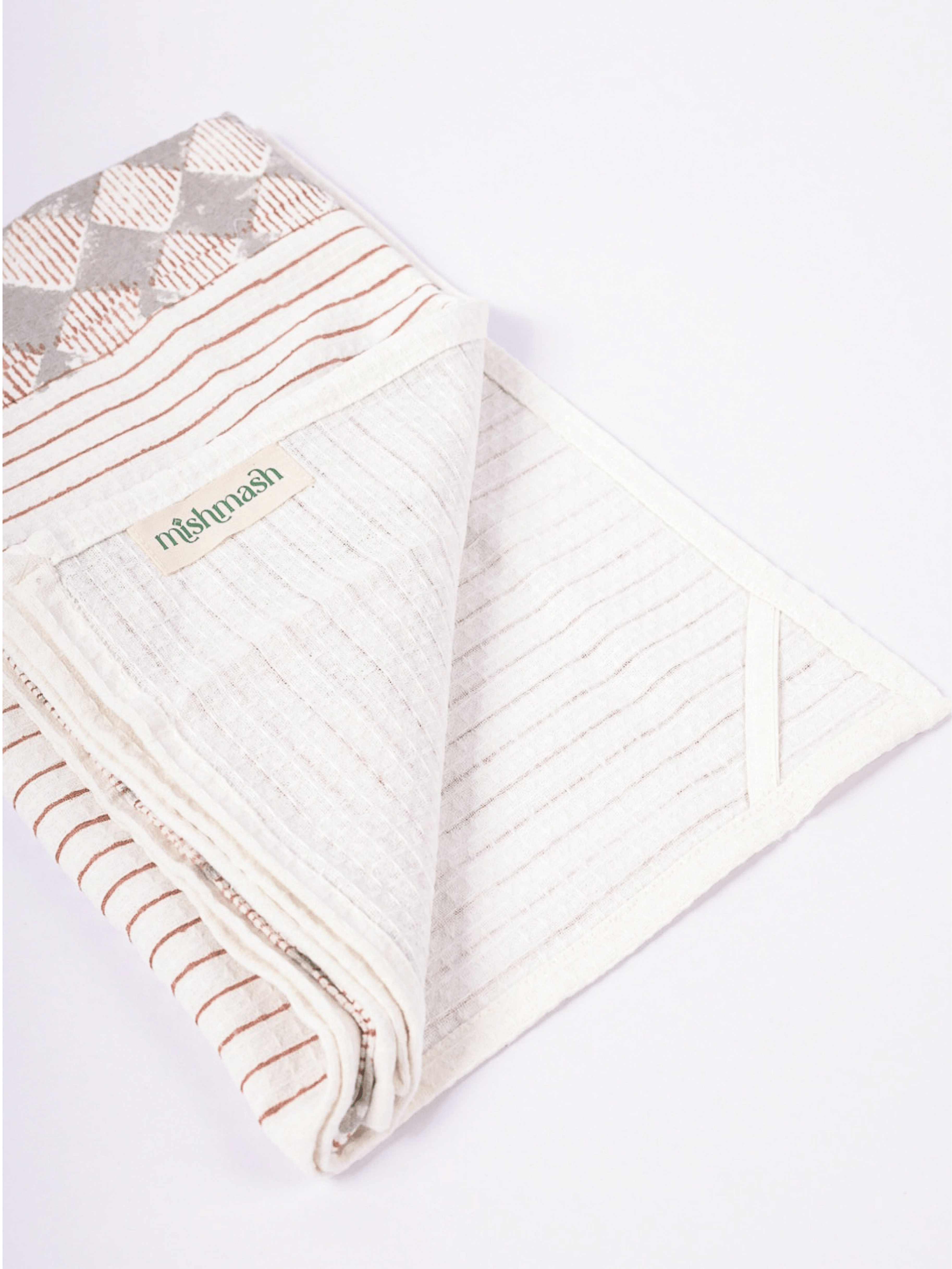 Quick drying waffle cotton towel for men and women