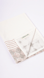 Small cotton hand towel with red check design